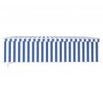 Copertina retractabila manual cu stor&LED albastru&alb