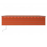 Copertina automata cu stor&LED&senzor vant albastru&alb 3x2