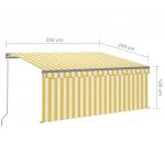 Copertina retractabila manual cu stor