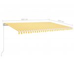 Copertina retractabila manual cu LED