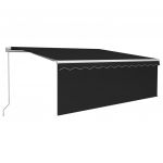 Copertina retractabila manual cu stor & LED