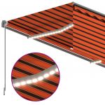 Copertina manuala cu stor&LED portocaliu&maro 3