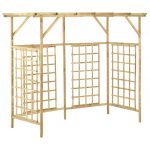Pergola de gradina pentru trei pubele