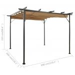 Pergola cu acoperis retractabil