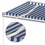 Copertina retractabila manual cu LED