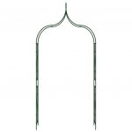 Arcada de gradina, verde inchis, 120 x 38 x 258 cm, fier