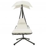 Balansoar de gradina, 190 x 90 x 200 cm, textil