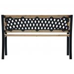 Banca de gradina, 120 cm, lemn