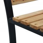 Banca de gradina, 120 cm, lemn