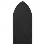 Oglinda de gradina, negru, fier, uz exterior, model 3