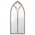 Oglinda de gradina, nisipiu, fier, uz exterior, model 2