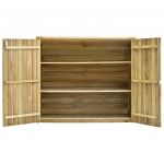 Magazie unelte de gradina, 135 x 60 x 123 cm, lemn pin tratat