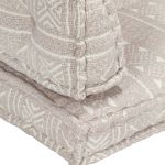 Perna pentru canapea din paleti, material textil