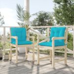 Perne pentru scaun, 2 buc., 100x50x7 cm, material textil