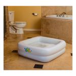 Piscina gonflabila BestWay, patrata, alba, 86x25 cm