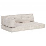 Perna pentru canapea din paleti, material textil