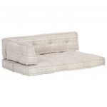 Perna pentru canapea din paleti, material textil