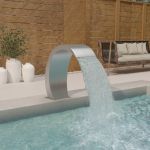 Fantana de piscina cu LED