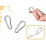 Hamac Multicolor Simplu (1 persoana), 200 x 100 cm + Kit de instalare - albastru