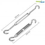 Set montaj Umbrar de Gradina din INOX GB508, 9 piese