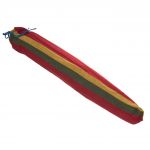 Hamac Multicolor Dublu (2 persoane), 200 x 150 cm, cu bara de 80 cm - rosu