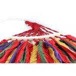 Hamac Multicolor Simplu (1 persoana), 190 x 80 cm, cu bara de 40 cm - rosu