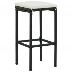 Set mobilier bar de gradina cu perne