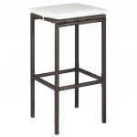 Set mobilier bar de gradina cu perne