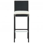 Set mobilier bar de gradina cu perne