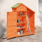 Magazie de unelte de gradina maro 120x53