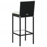 Set mobilier bar de gradina cu perne