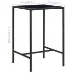 Set mobilier bar de gradina cu perne