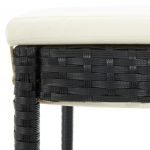 Set mobilier bar de gradina cu perne