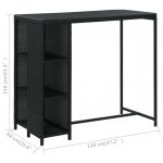 Set mobilier bar de gradina cu perne