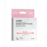BETISOARE DIN BUMBAC SI BAMBUS 100buc, Nordics Oral Care Alb