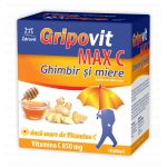 GRIPOVIT MAX C GHIMBIR MIERE 10pl, Zdrovit