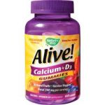 Alive Calcium + D3 Gummies 60cps Natures Way, Secom