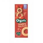 Biscuiti pentru bebelusi cu capsuni 54g 10+ ECO-BIO, Organix