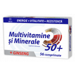 MULTIVITAMINE + MINERALE + GINSENG 50+ 56cpr, Zdrovit