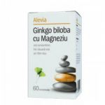 Ginkgo biloba cu magneziu 60cpr, Alevia