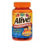 Multivitamine pentru copii Alive Gummies 90 jeleuri, NaturesWay Secom