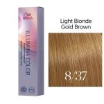 Vopsea Permanenta - Wella Professionals Illumina Color Nuanta 8/37 blond deschis auriu castaniu