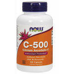 Now C-500 Calcium Ascorbate-C 100 vcaps