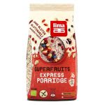 Porridge Express cu superfructe, fara gluten, eco-bio, 350g - Lima