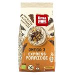 Porridge Express Omega 3, fara gluten, eco-bio, 350g - Lima