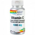 Vitamina C cu bioflavonoide 1000mg, 30 capsule, Solaray - Secom