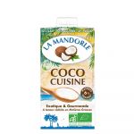 Smantana vegetala de cocos, eco-bio, 250ml - La Mandorle