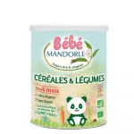 Cereale + legume pentru bebelusi - de la 6 luni 400g eco-bio Bebe MANDORLE