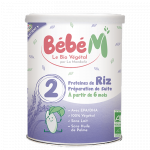 Formula 2 Lapte praf vegetal pentru bebelusi - de la 6 luni 800g eco-bio Bebe MANDORLE