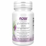 Now Glutathione Skin Brighener with Ceramosides 30 vcaps